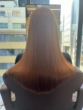 ロング LucksiMie ginza 明松のヘアスタイル