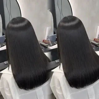 ロング カラー ヘアアレンジ 新宿 /髪質改善/ 縮毛矯正/ヒュウガのヘアスタイル