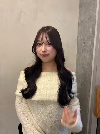 ロング カラー トレンドカラー🥣／ ヘアアレンジ✩.*˚のヘアスタイル