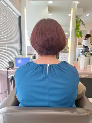 ショート カラー ヘッドスパ/ 鎌倉　アズサのヘアスタイル