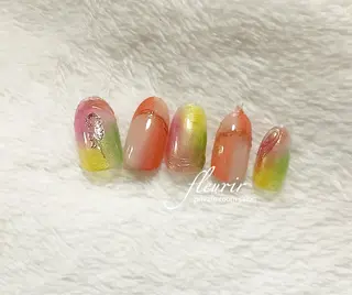 ネイル フルリール 【プライベートサロンのネイルデザイン