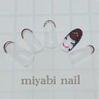ネイル miyabi nail 桂川駅近くのネイルデザイン