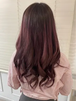 カラー デザインカラー🍬✨ 透明感カラー✨ナナのヘアスタイル