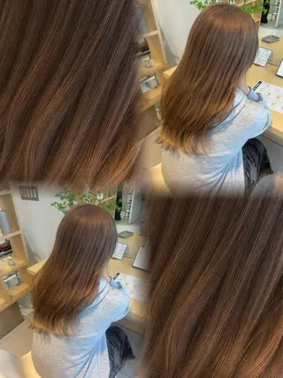 セミロング カラー 💈メンズパーマ カラー💈momoのヘアスタイル