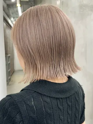 ミディアム カラー ブリーチダブルカラー 【koide】のヘアスタイル
