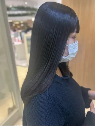 ロング 縮毛矯正/髪質改善/ 艶髪ササキナツミのヘアスタイル