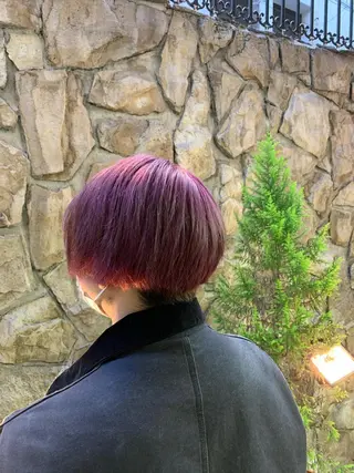 ショート ササ　ユウキ/パーマ 縮毛矯正/髪質改善のヘアスタイル