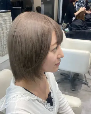 カラー 透明感カラー/髪質 改善🎀suzukaのヘアスタイル