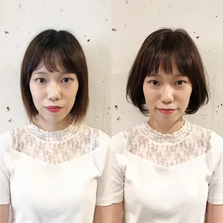 ショート 髪質改善縮毛矯正 専門店のヘアスタイル