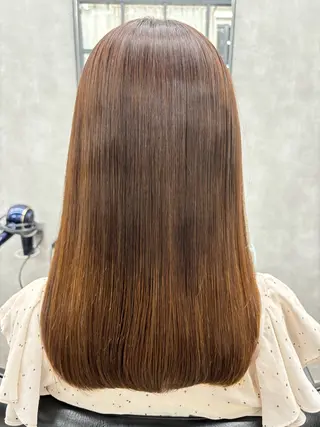 ロング カラー すぐ巻ける縮毛矯正 🍀勝倉　麗のヘアスタイル
