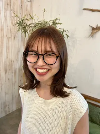 ミディアム Seaby / 木上 綾菜のヘアスタイル