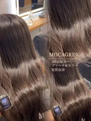 ロング カラー 赤みなし ×透明感🫧YUNAのヘアスタイル