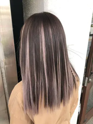 カラー ダブルスキルエクステ /羽エクステ白石宇由のヘアスタイル