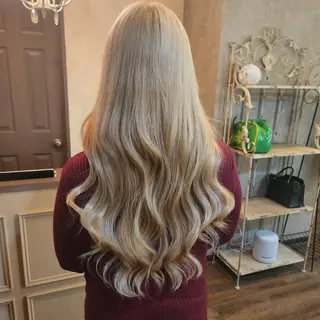 ロング ヘアアレンジ MagicMush ✴︎シールエクステのヘアスタイル