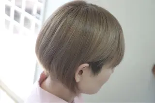 ショート カラー 中島 剛のヘアスタイル
