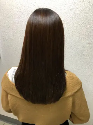 セミロング パーマ 及川 祐輔のヘアスタイル