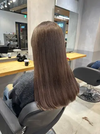 セミロング カラー 💖ハイライト/ハイ トーン💖MIKIのヘアスタイル