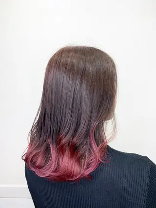 ミディアム lucia RYOのヘアスタイル