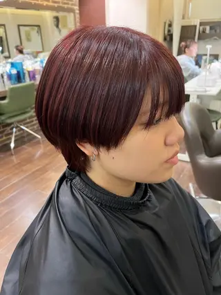 カラー カットパーマ 🌀あさみのヘアスタイル