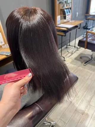 セミロング カラー 🫧鈴木ちゃん🫧 似合わせカラーのヘアスタイル