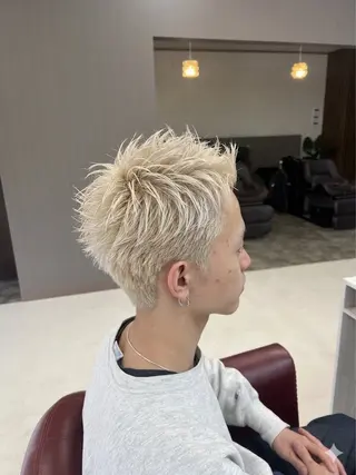 ショート カラー メンズ KEN 🌟のヘアスタイル