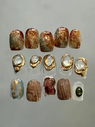 ネイル 亀戸8 HACHI スタッフのネイルデザイン