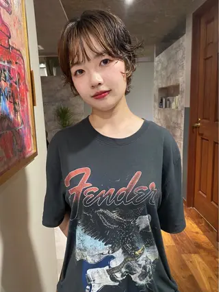 ショート カラー パーマ mai / linoah˚✧のヘアスタイル