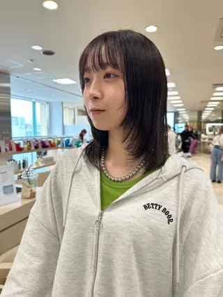 ミディアム カラー 髪質改善・縮毛矯正 年間1500名担当♪のヘアスタイル