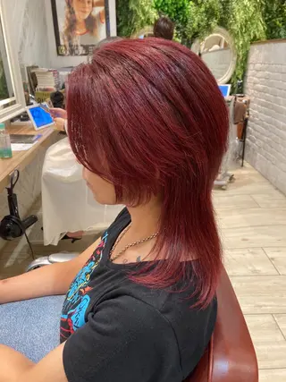 ロング あやかショート 白髪ぼかしのヘアスタイル