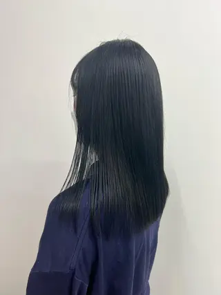 ロング カラー 清水愛果/似合わせ カット/透明感カラーのヘアスタイル