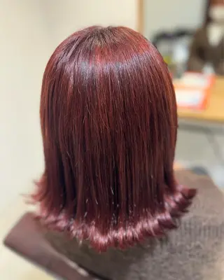 ミディアム カラー 🪽ラベンダーカラー 暗髪透明感🪽レイナのヘアスタイル