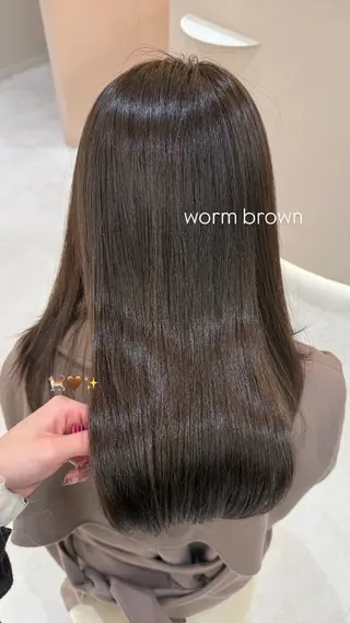 ロング カラー 🫧赤み消し*艶髪 nanami🫧のヘアスタイル