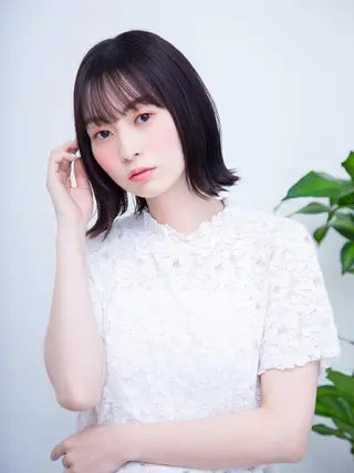 ミディアム 【enil代表】 杉林和哉のヘアスタイル