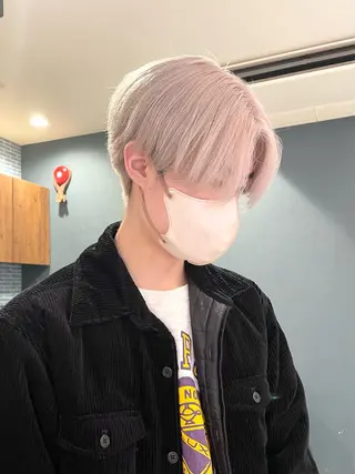ミディアム カラー 市川 澪のヘアスタイル