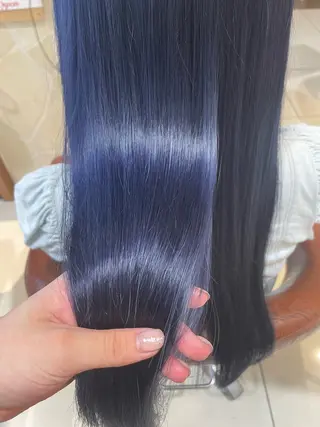 ロング カラー 新宿/ハイトーン カラー/AKI🍎のヘアスタイル