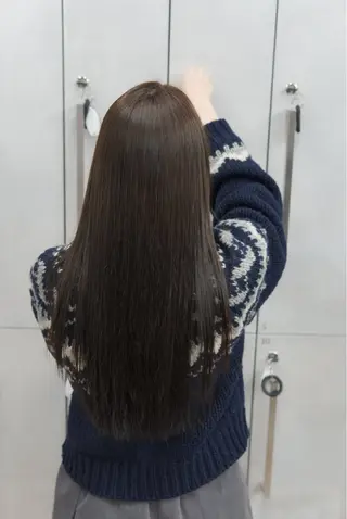 ロング カラー 無料カットモデル／ 髪質改善／角田 龍汰のヘアスタイル