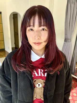 ロング オオタ ユキのヘアスタイル