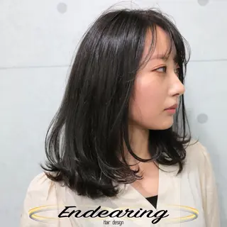 カラー Endearing 銀座/レイヤーカットのヘアスタイル
