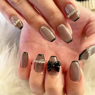 ネイル crystal ⭐︎ colorのネイルデザイン