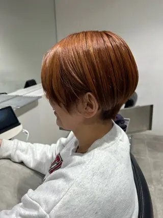 ショート カラー トキタ アオイのヘアスタイル