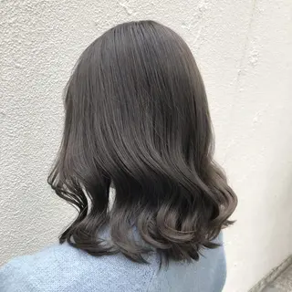 セミロング カラー 🎀透明感カラー🎀 mikaのヘアスタイル