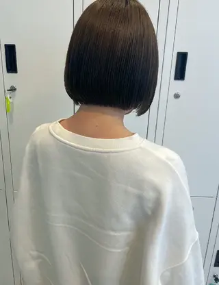 ショート 暗髪艶カラー/ 髪質改善TR/maiのヘアスタイル