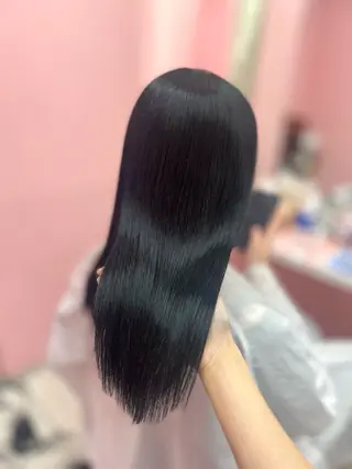 ミディアム シーズン エクステ/大阪梅田駅のヘアスタイル