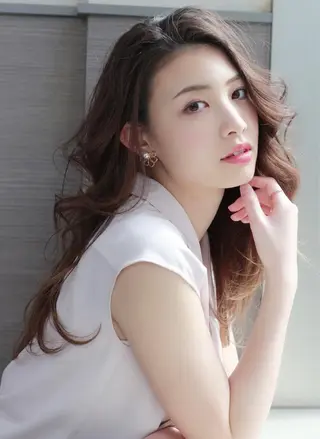 ロング カラー 💙美髪救世主💙 関華蓮のヘアスタイル