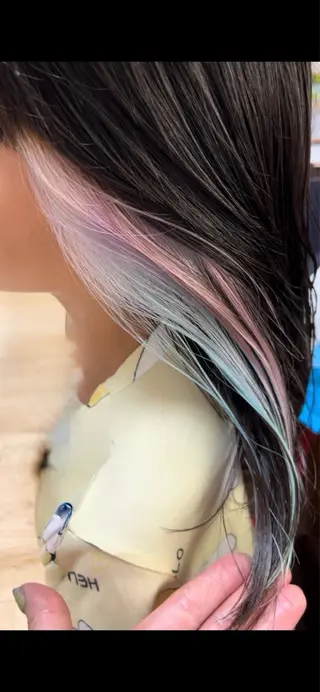 ロング リベイルけんた モデル募集のヘアスタイル