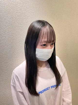 ロング カラー 佐々木 美帆のヘアスタイル