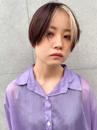 ショート カラー センスをお届けします 大谷将生infpのヘアスタイル