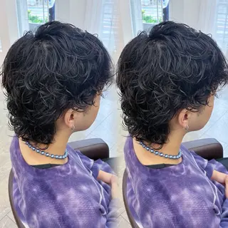 パーマ メンズ 透明感カラー💎✨/ 梅田/KUREAのヘアスタイル