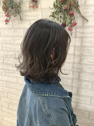 ミディアム カラー ＊Cielo＊ 佐藤 幸世のヘアスタイル