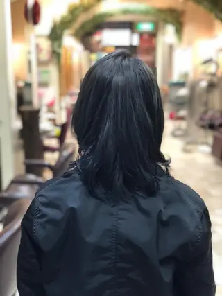 ミディアム カラー ✨デザインカラー✨ ハイトーン　森貴章のヘアスタイル
